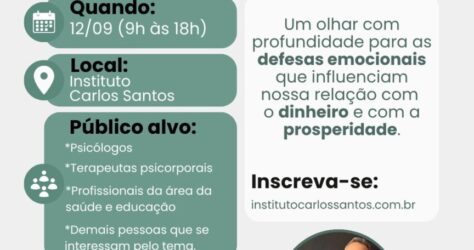 WORKSHOP ” RODA DA PROSPERIDADE: Defesas emocionais e a nossa relação com o dinheiro”